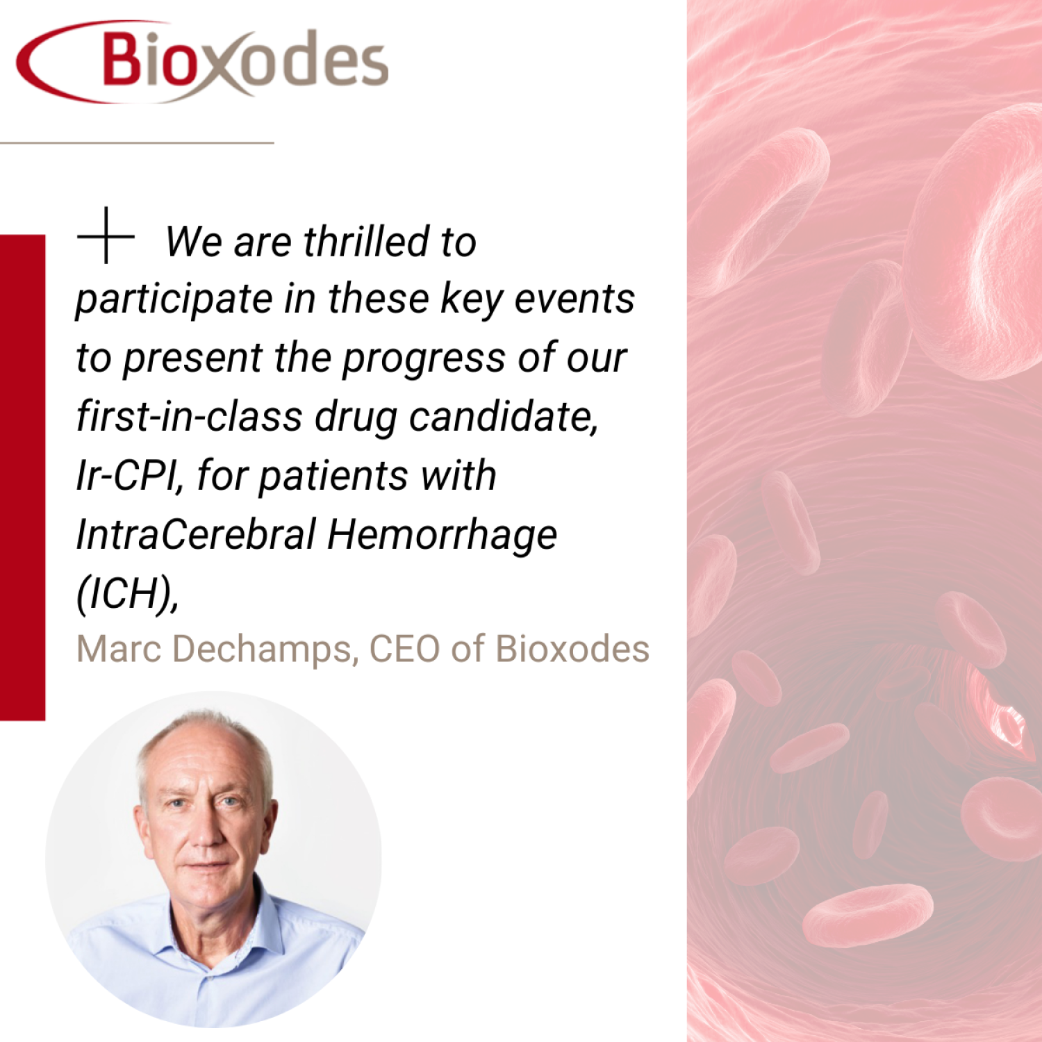 Bioxodes presents latest developments at key international conferences