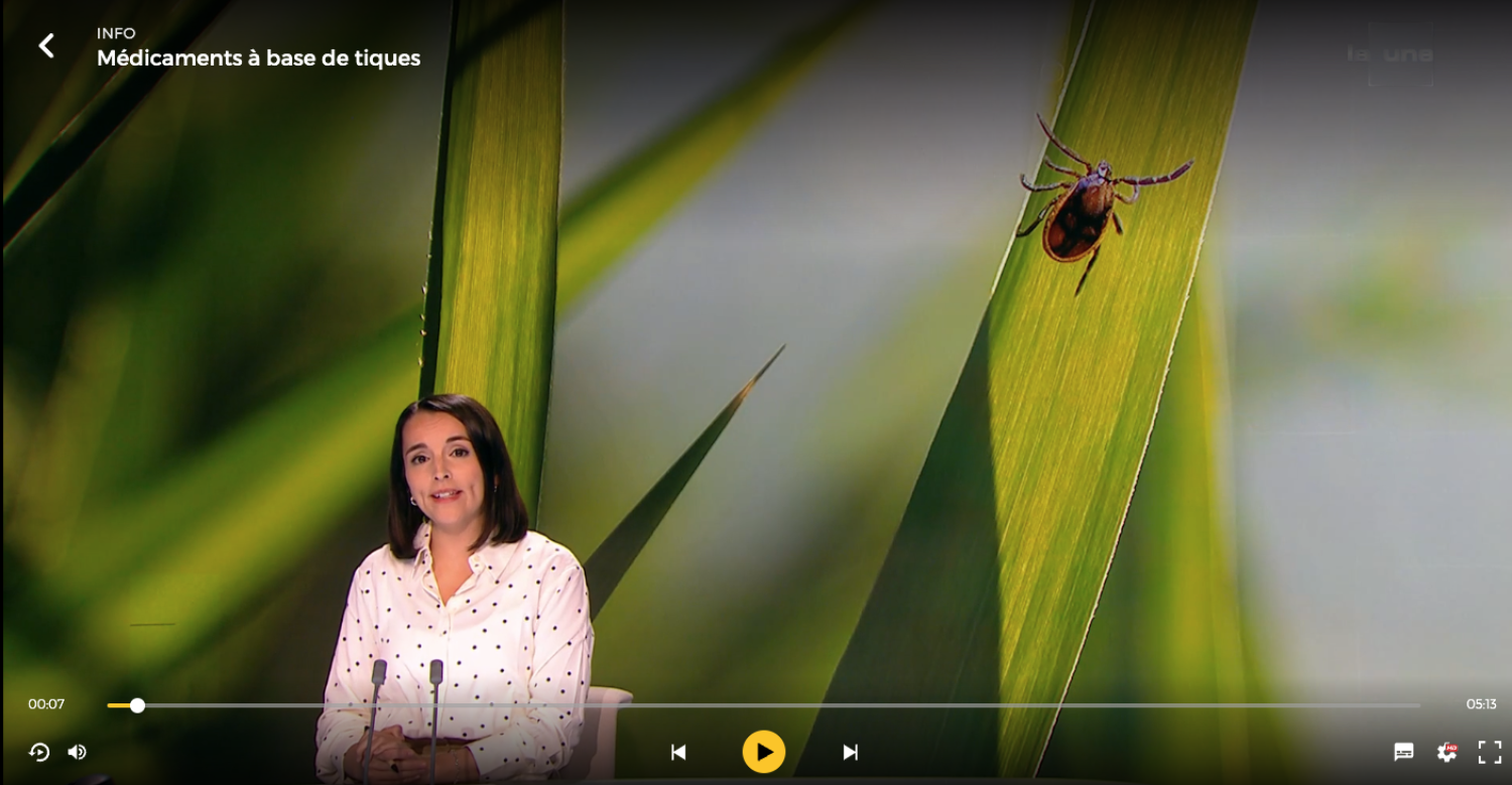 Reportage RTBF on Bioxodes (national TV)